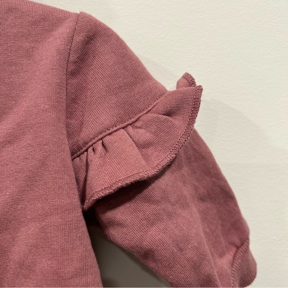 Size 3M Baby Girl's 3-Piece Floral Sweatshirt Set (top +pants + hair band) - Picture 5 of 8